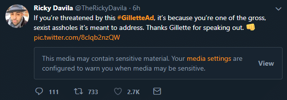 Gillette commercial