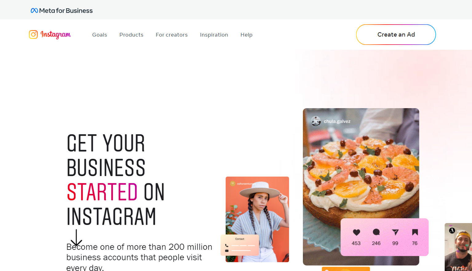 Business account for Instagram marketing