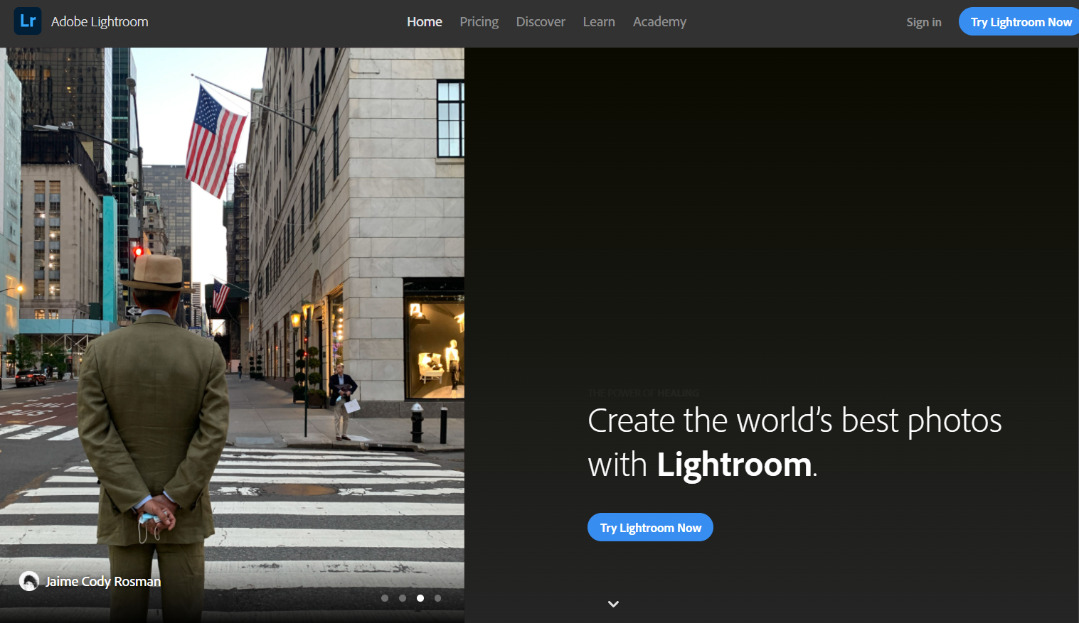 lighroom homepage