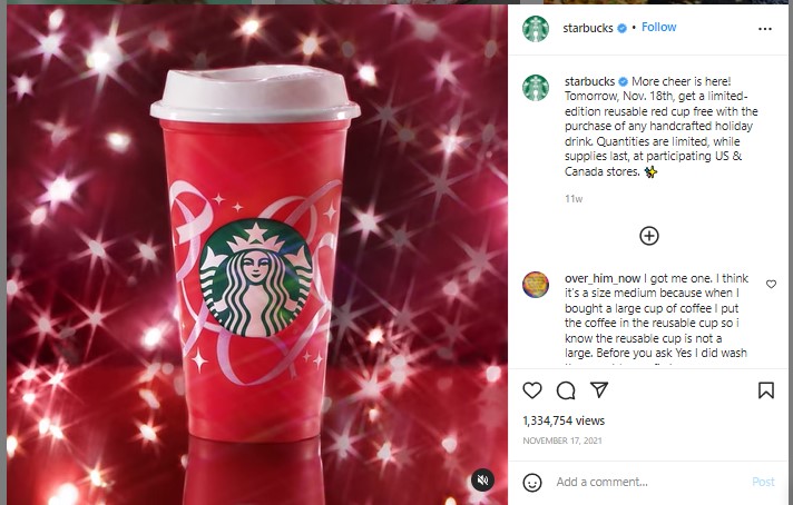 Starbucks Red Cups