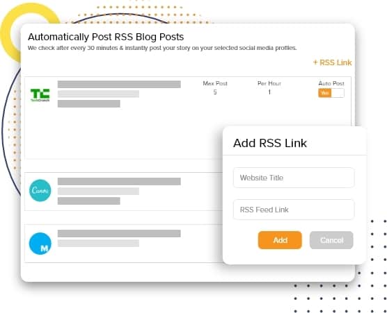 Add Custom RSS Feeds To Auto-Post