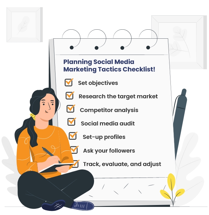 Social media marketing tactics checklist