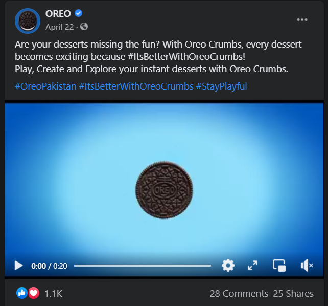 oreo video 