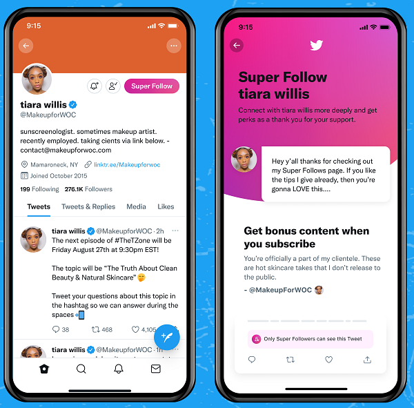 Twitter Launches Super Follows