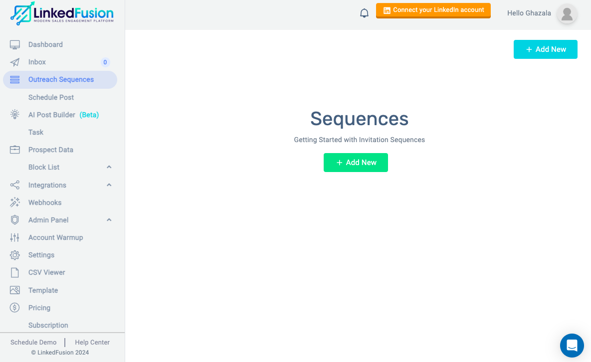 LinkedFusion Dashboard