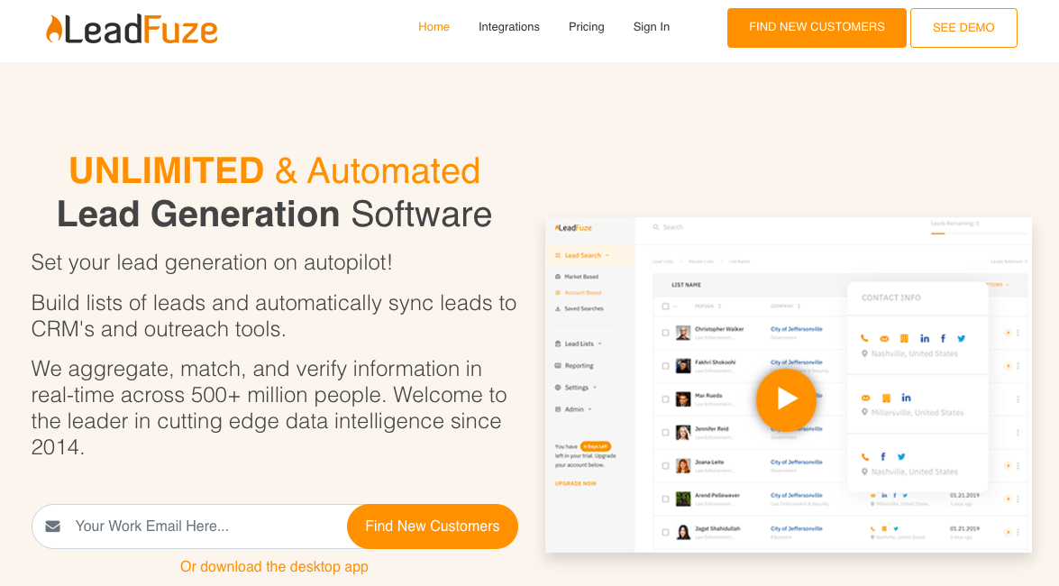 LeadFuze - LinkedIn Automation Tools