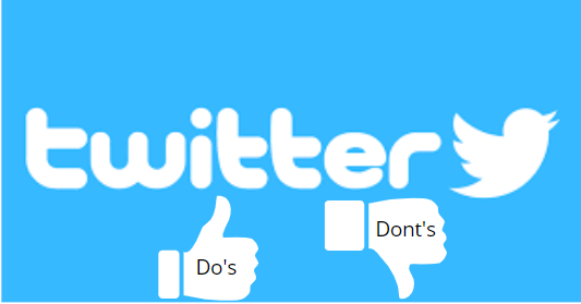 twitter do's and don'ts