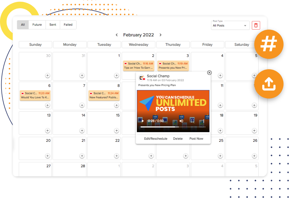 Content Calendar with TikTok Scheduler