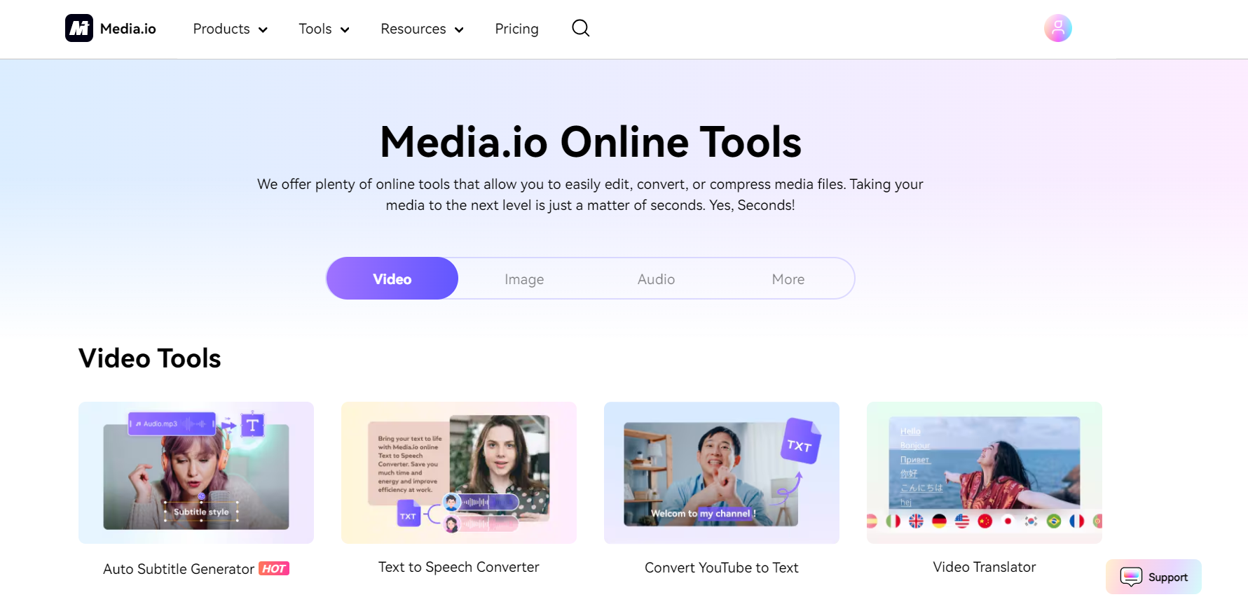 Media.io tools