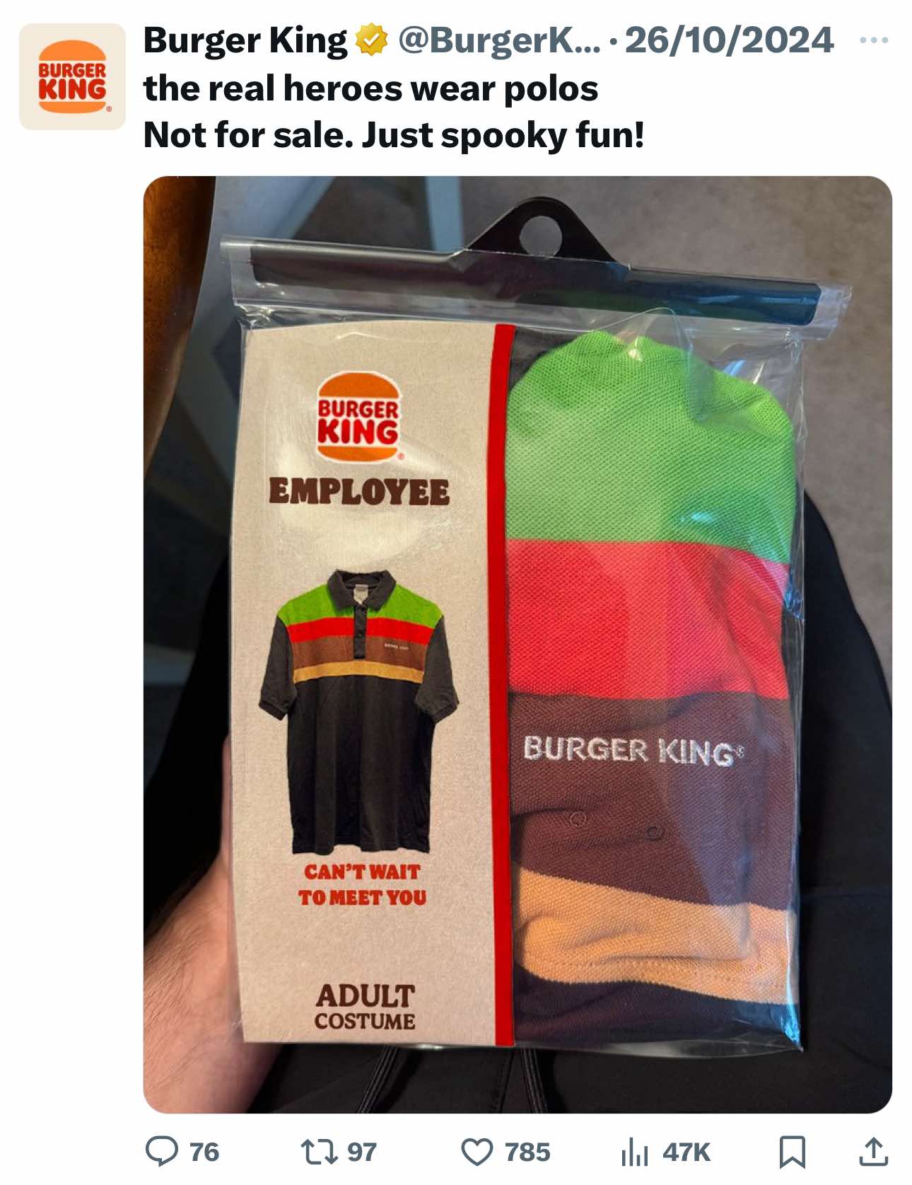 Burger King Tweet Engagement Example