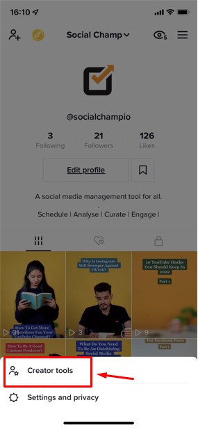 how to access tiktok analytics - 2