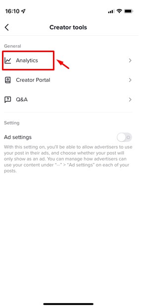 how to access tiktok analytics - 3