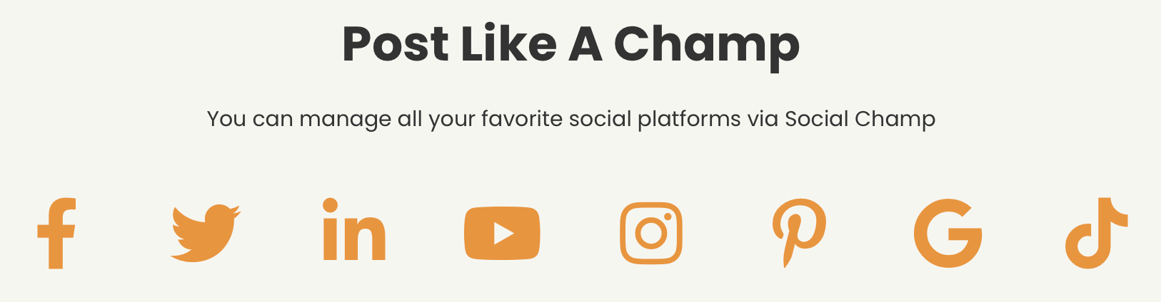 Social Champ Integrations