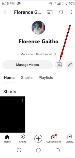 YouTube Analytics on Mobile - Step 4