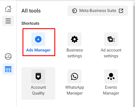 facebook ads manager