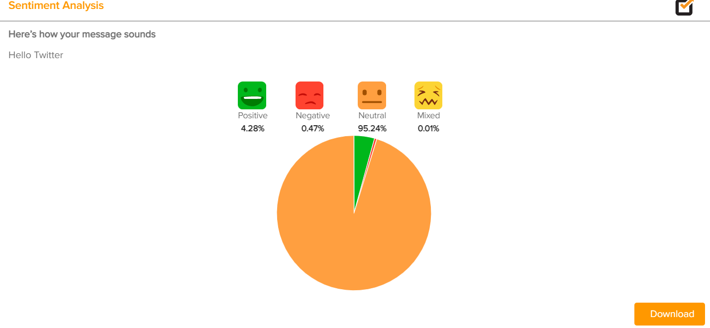 sentiment analysis