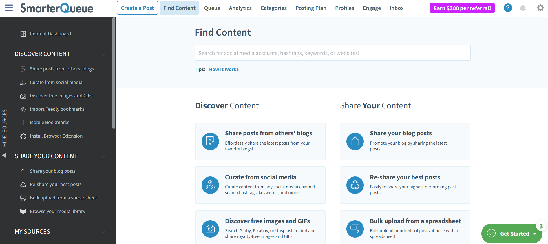 SmarterQueue's Dashboard