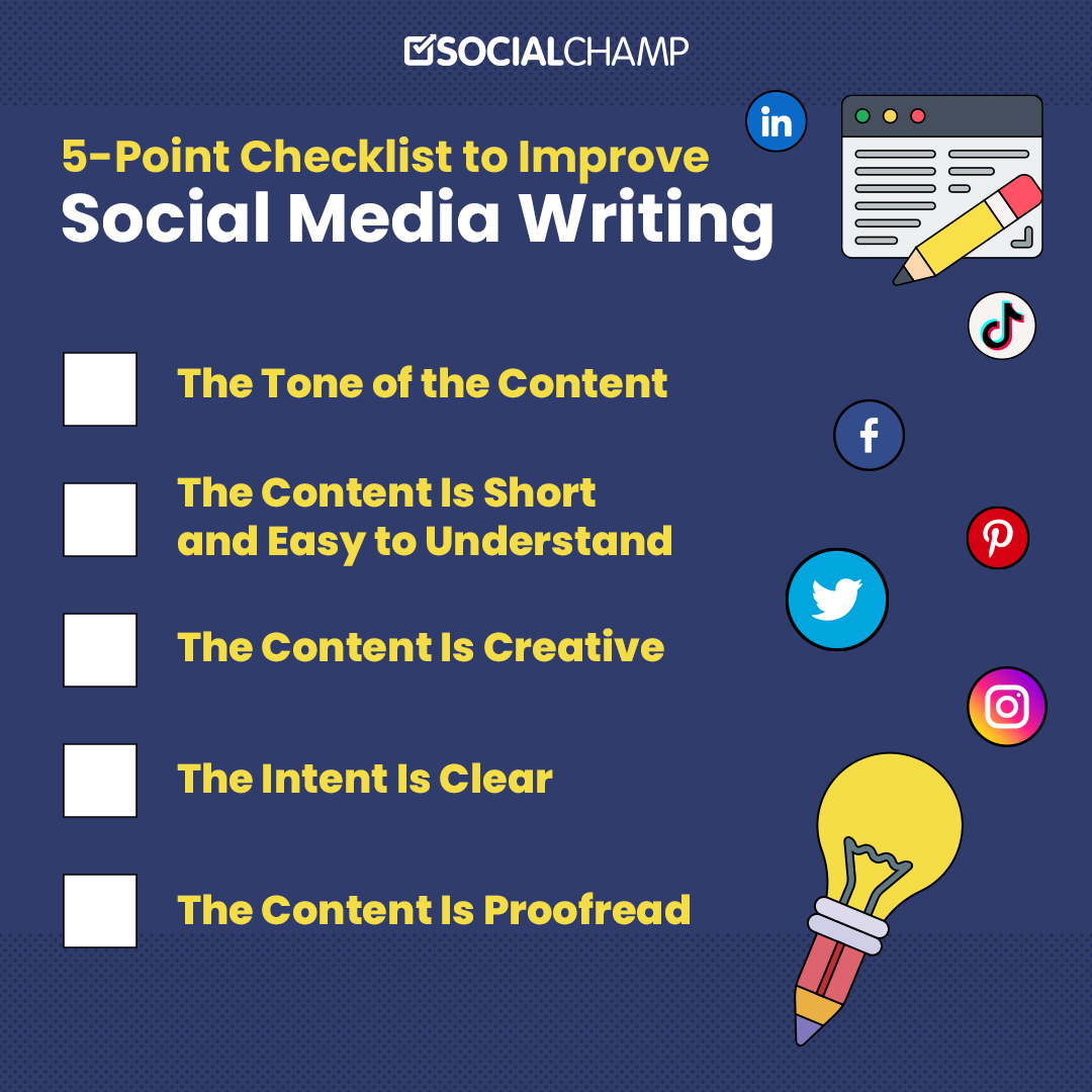 5-Point Checklist to Improve Social Media Writing