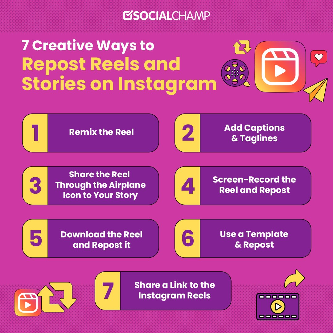 7 Creative Ways to Repost Reels