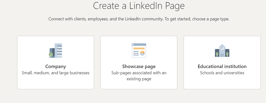 Create a LinkedIn Page