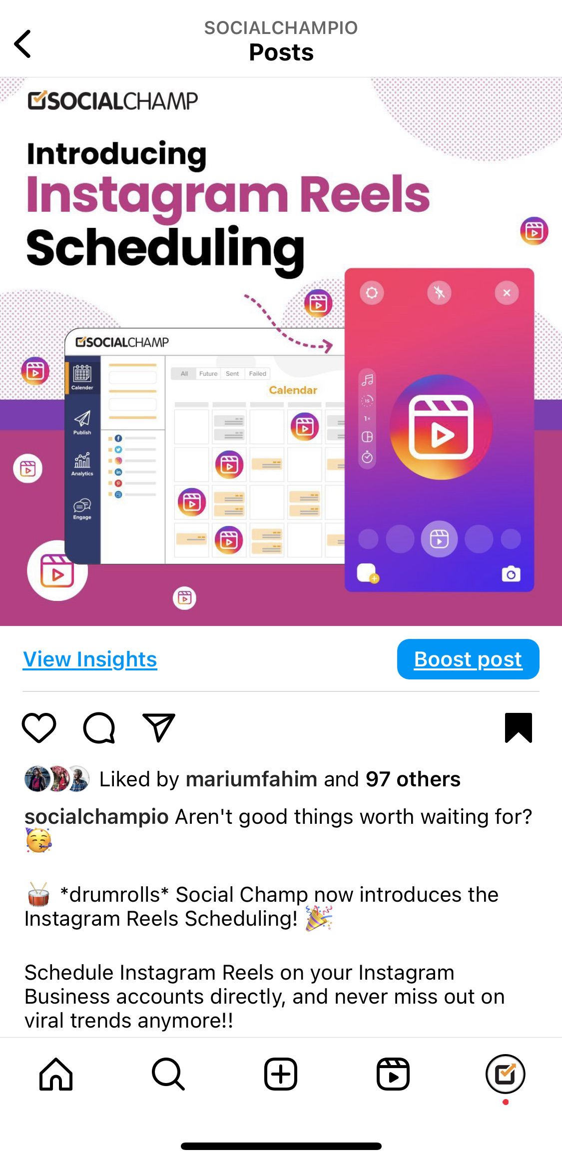 Crisp Social Media Posts by Social Champ