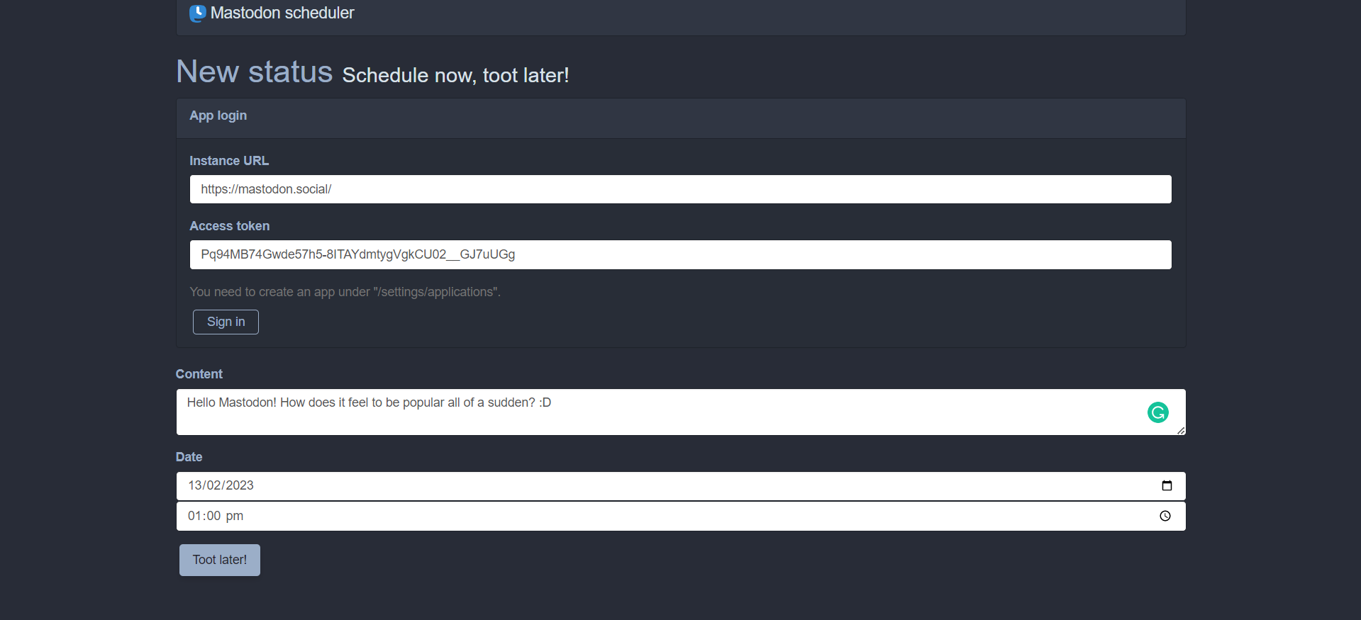 How to Schedule Mastodon Posts Via The Platform 8