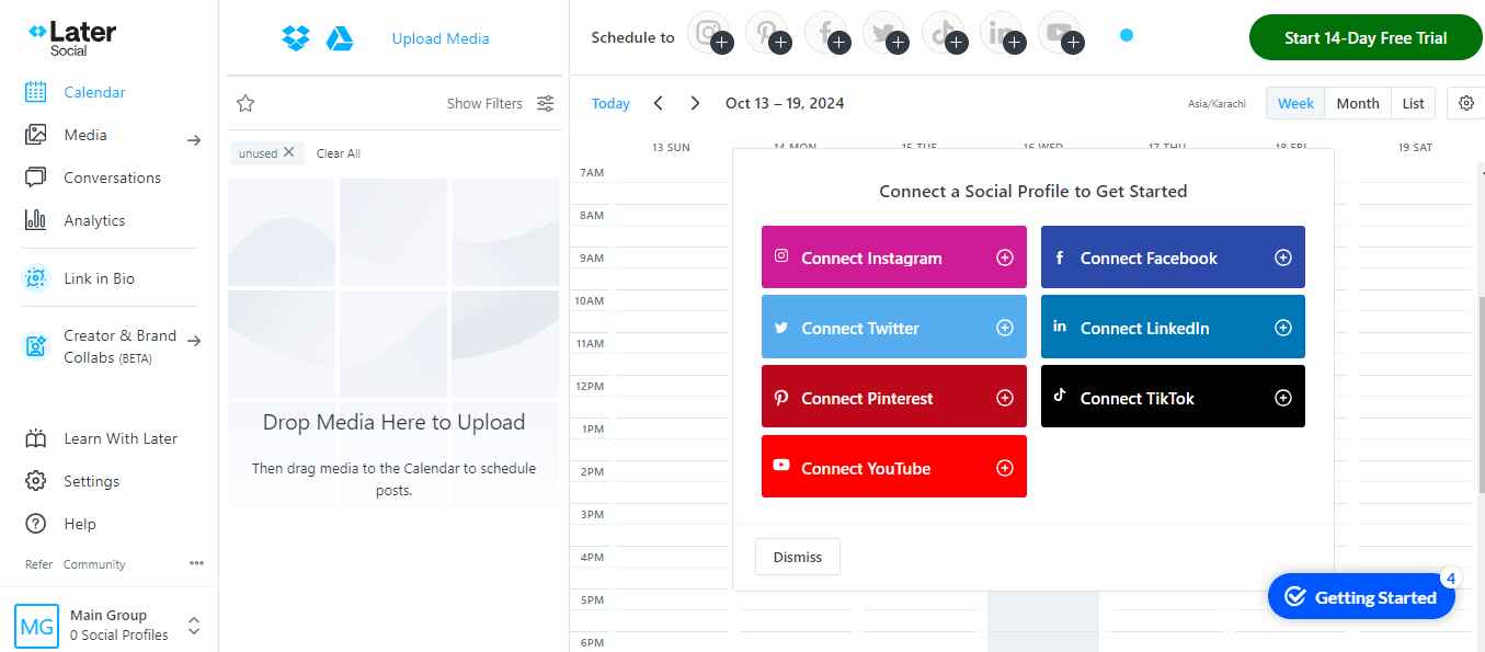 Later Dashboard