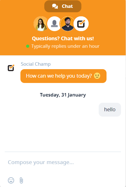 social champ chat