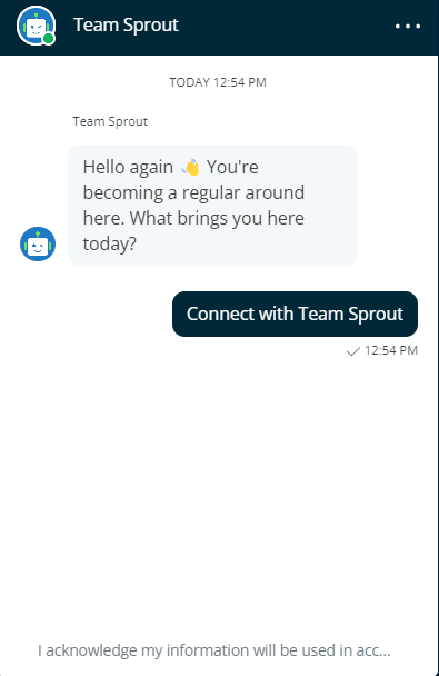 sprout social live chat