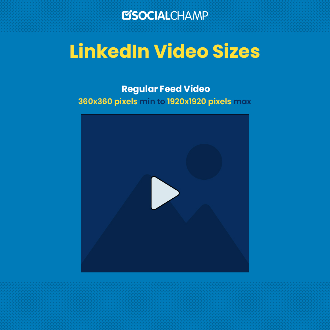 LinkedIn Video Sizes