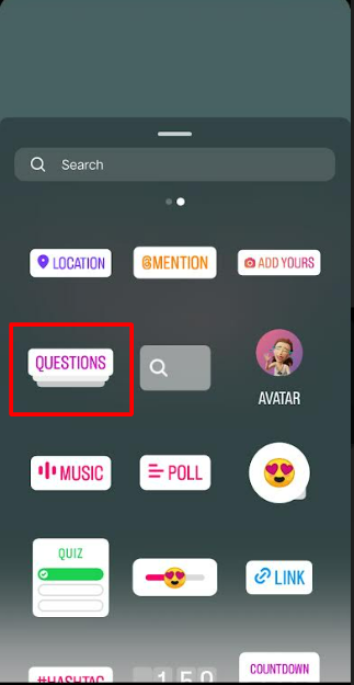 Question Stickers Instagram