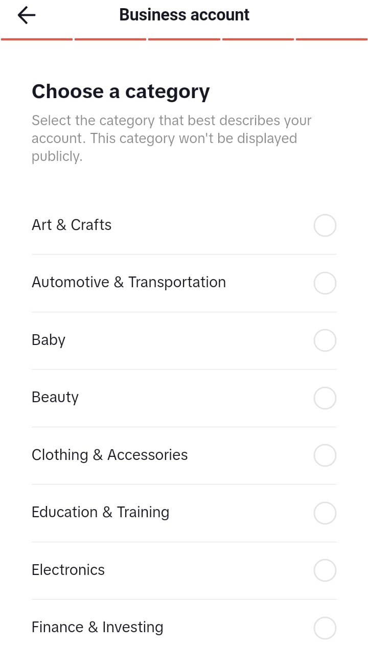 Choose a Category