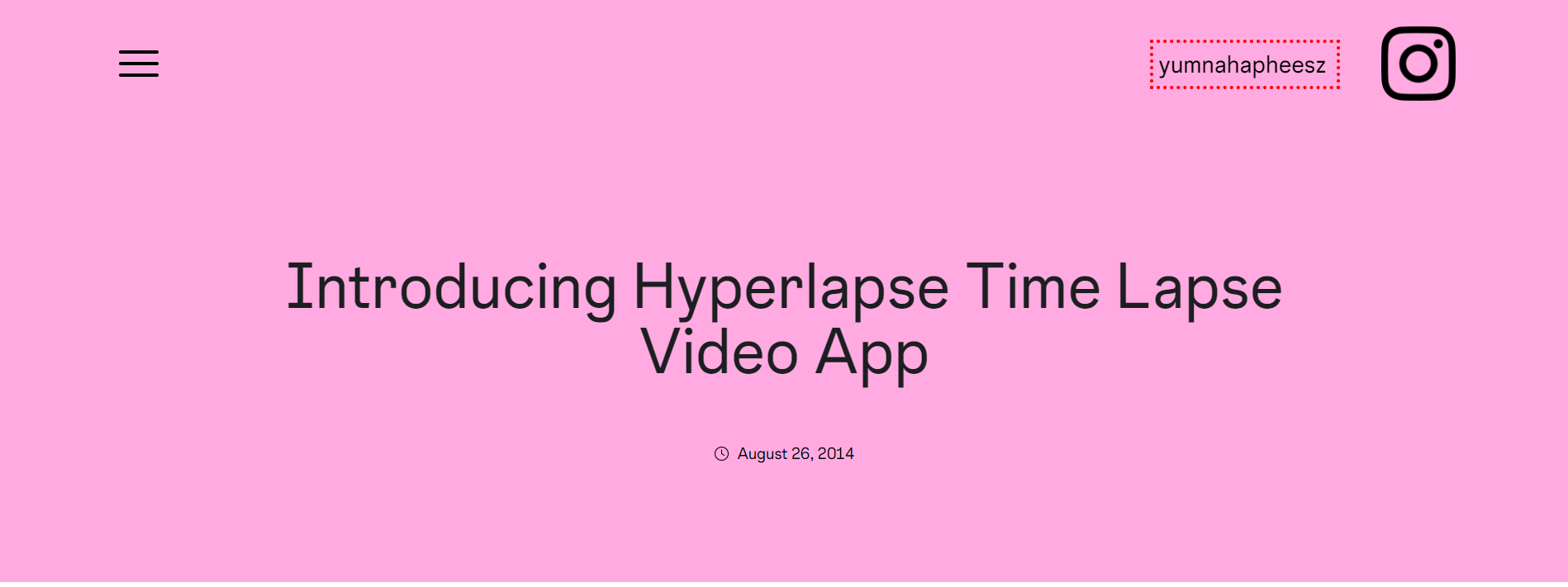 hyperlapse