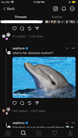 Instagram Threads - Sephora