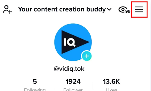 TikTok Account Step 2