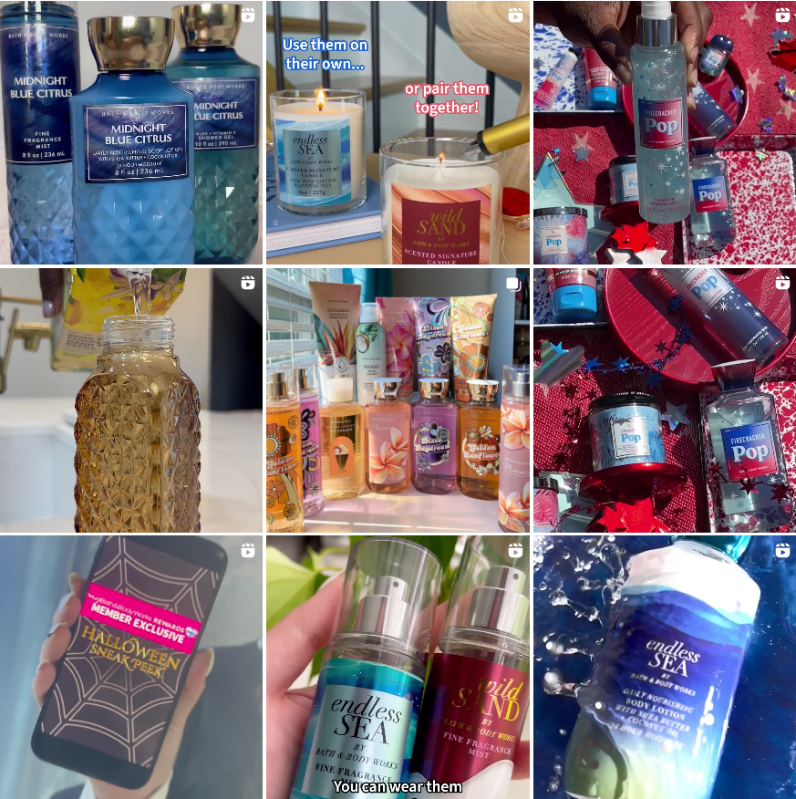 Bath&Body Works Instagram profile