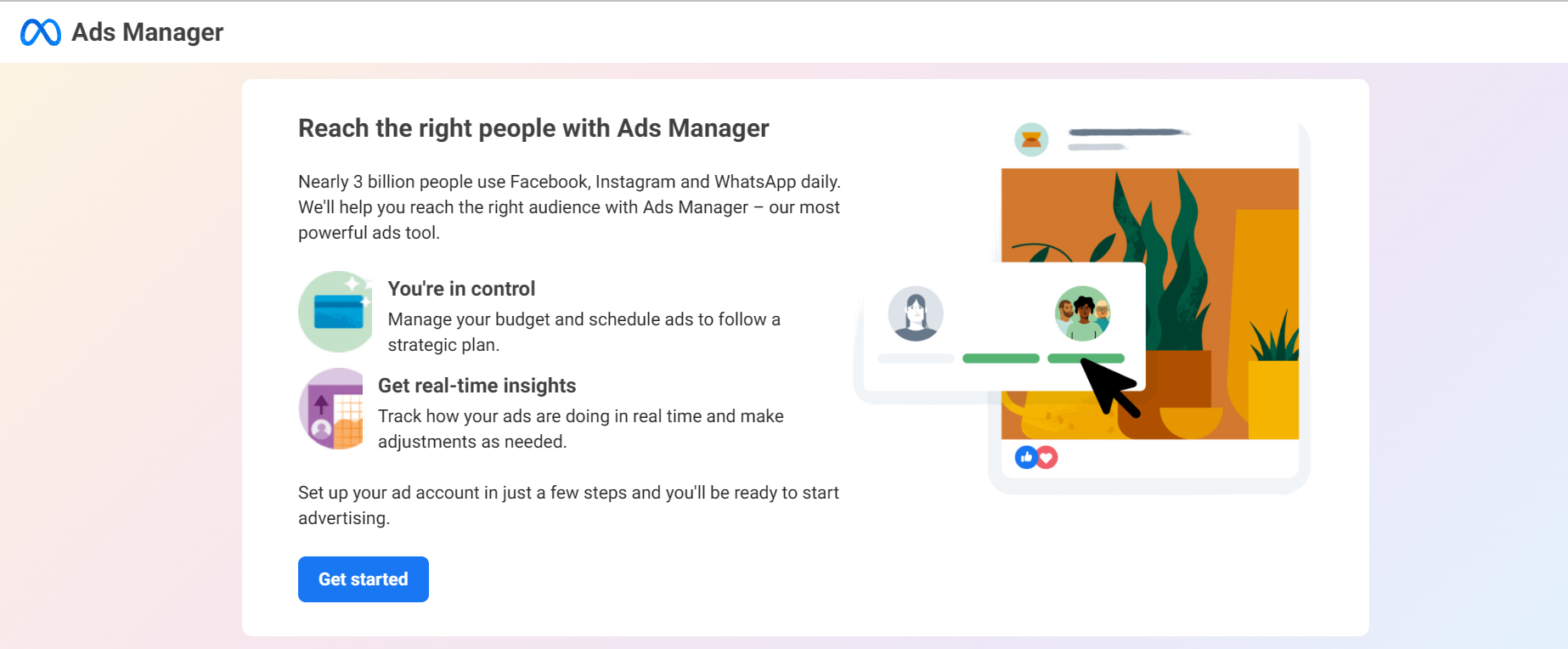 facebook ads manager