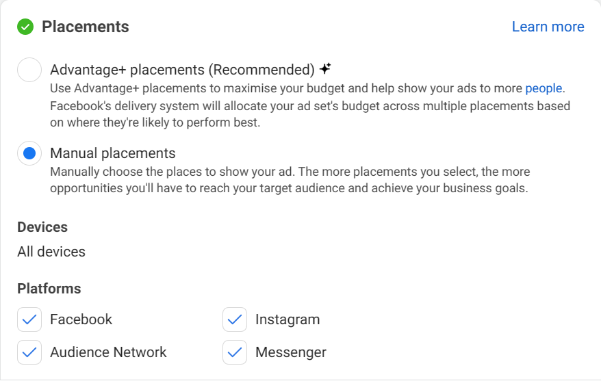 facebook ads manager step 8 