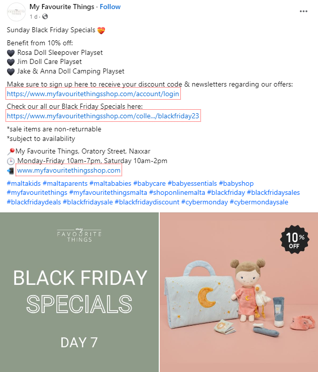 Black friday social media expertise 