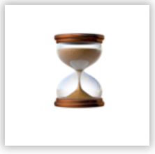 hourglass emoji