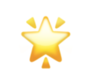 Goldstar emoji 