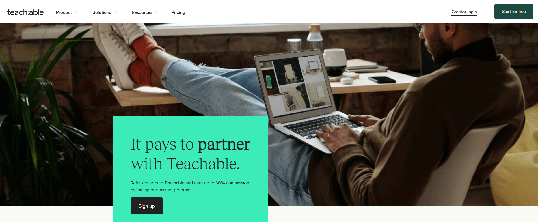 Teachable's affiliate program