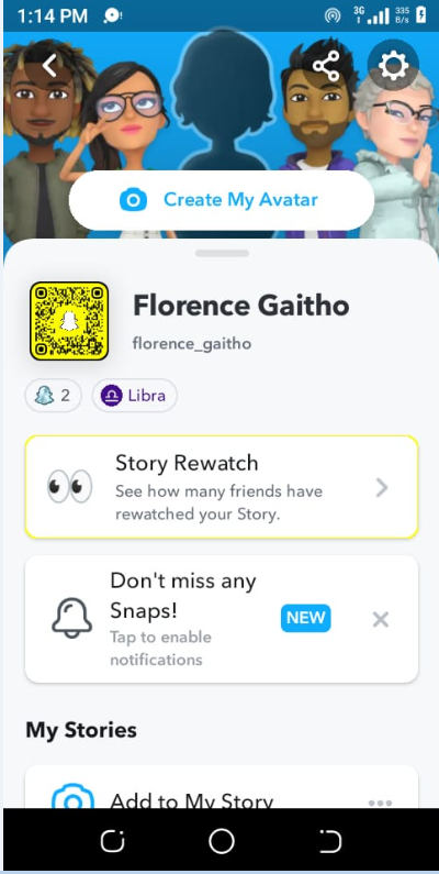 Snapchat Profile