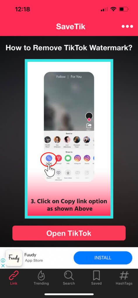 TikTok Watermark Remover App - Step 4