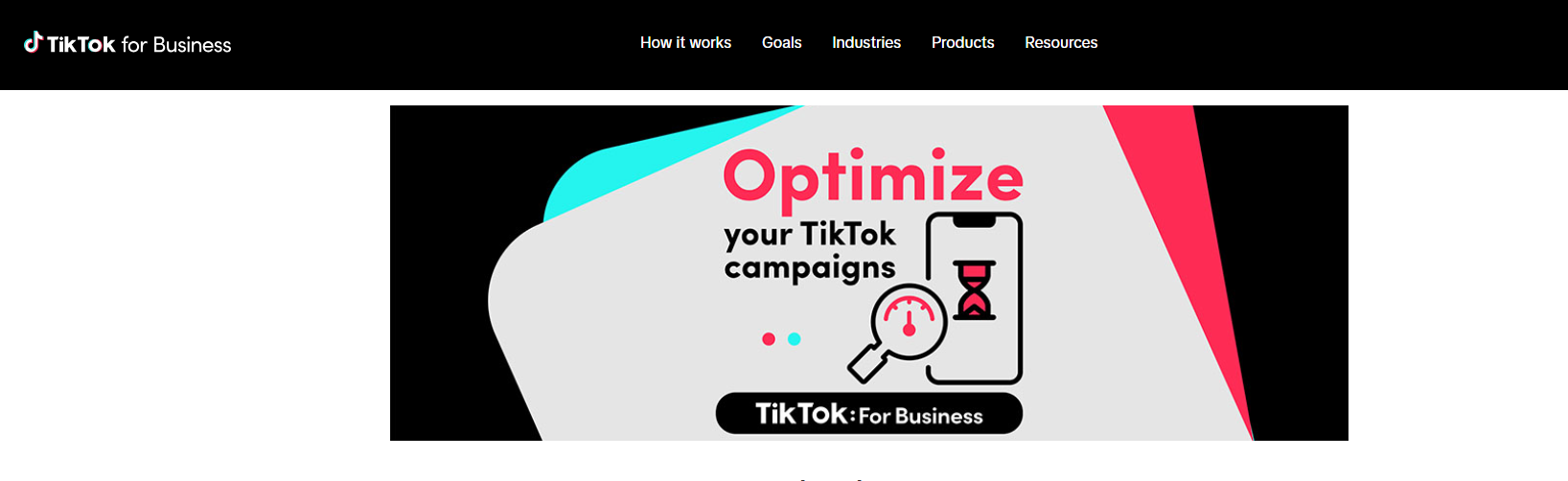 A snapshot of TiKTok for Business