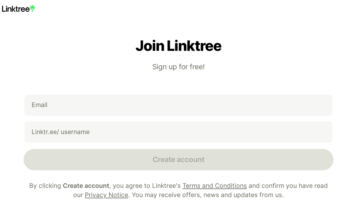 Linktree for Instagram - Step 2