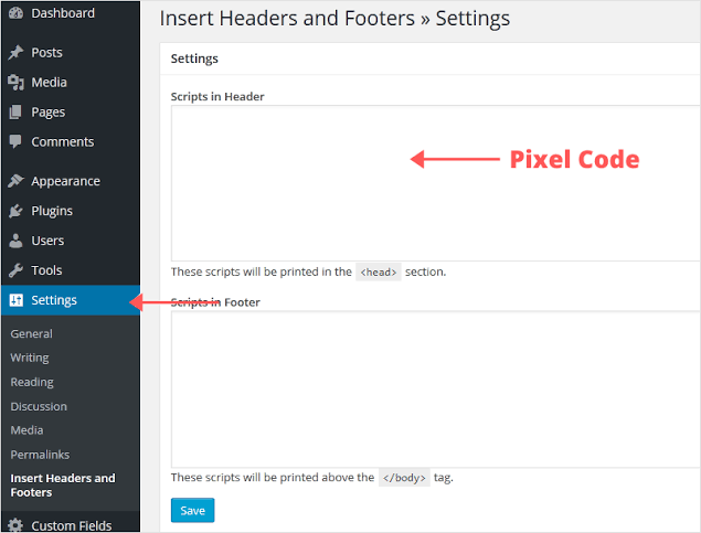 A Visual of How to Install Facebook Meta Pixel Manually on WordPress