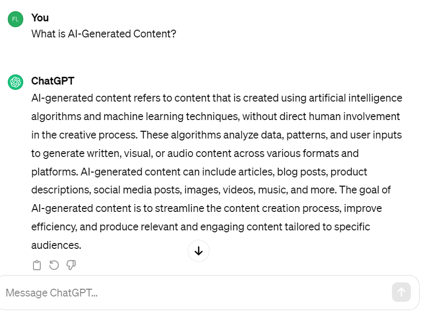 ai-generated content tiktok