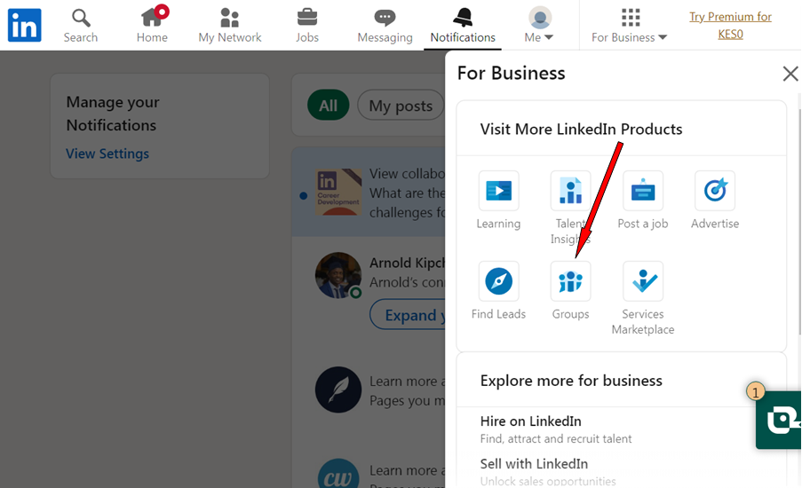 Set up LinkedIn Community - Step 2