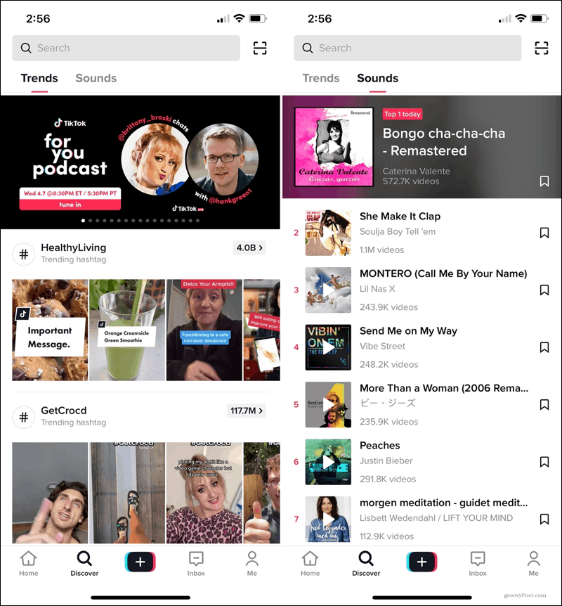 A snapshot of TikTok